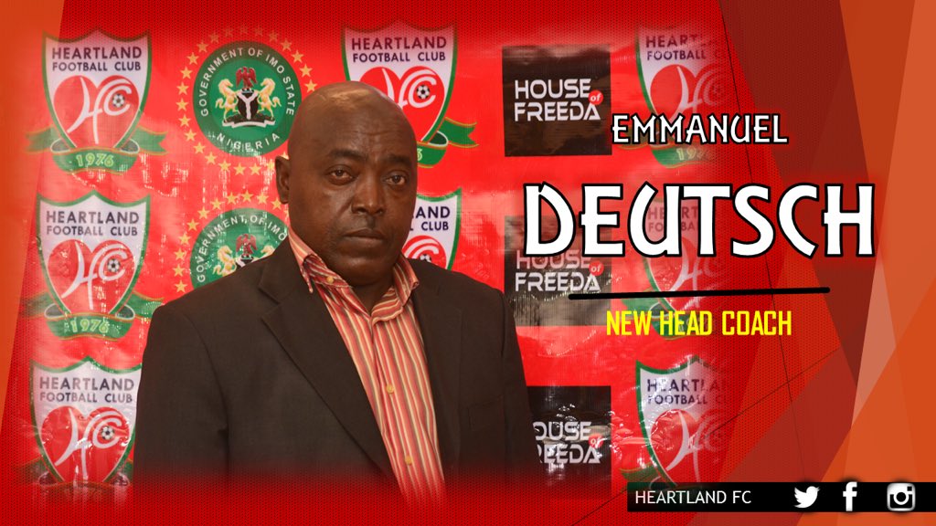 Heartland FC appoint Emmanuel Deutsch as coach