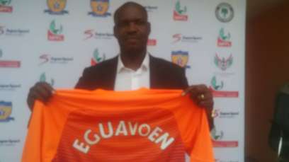 Eguavoen unveiled, tasked to save Sunshine from relegation