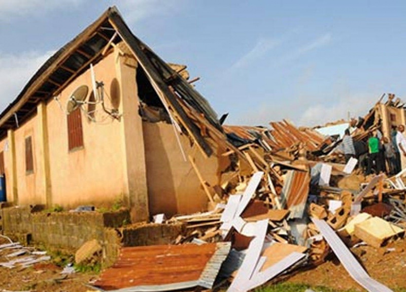 Rainstorm destroys more than 50 houses in Ondo