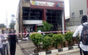 Burnt-Sterling-Bank-building-in-Apapa-TVC