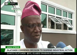 OOU Vice Chancellor -TVC