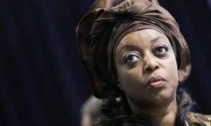 File photo of Nigeria’s Oil Minister Alison-Madueke attending the annual meeting of the World Economic Forum (WEF) in Davos