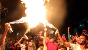 Thousands of fans celebrate Egypt’s qualification