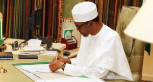 Buhari-writing – TVC