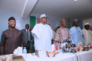 PRESIDENT BUHARI ATTENDS APC NEC MEETING