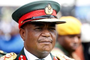 Army chief General Constantino Chiwenga arrives to attend the inauguration ceremony to swear in Zimbabwe’s former vice president Emmerson Mnangagwa as president in Harare