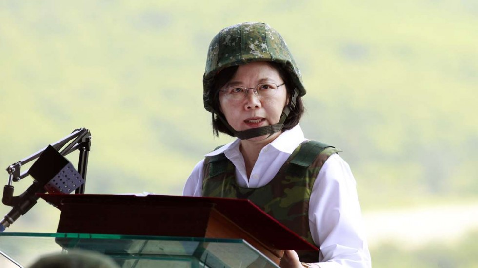 Taiwan president accuses China’s military of causing regional instability