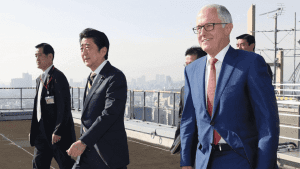 Australian PM on one-day visit to Japan