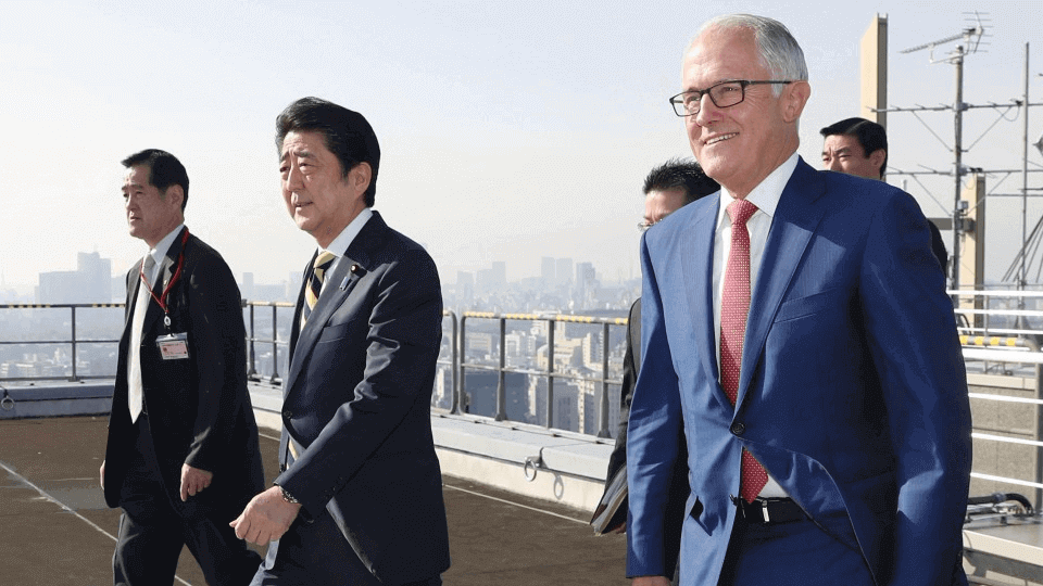 Australian PM on one-day visit to Japan