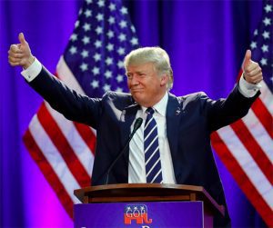 Donald Trump Two Thumbs Up GOP Smile