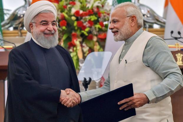 Iran’s Rouhani talks economic cooperation with India’s Modi