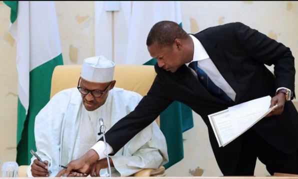 buhari refused to sign