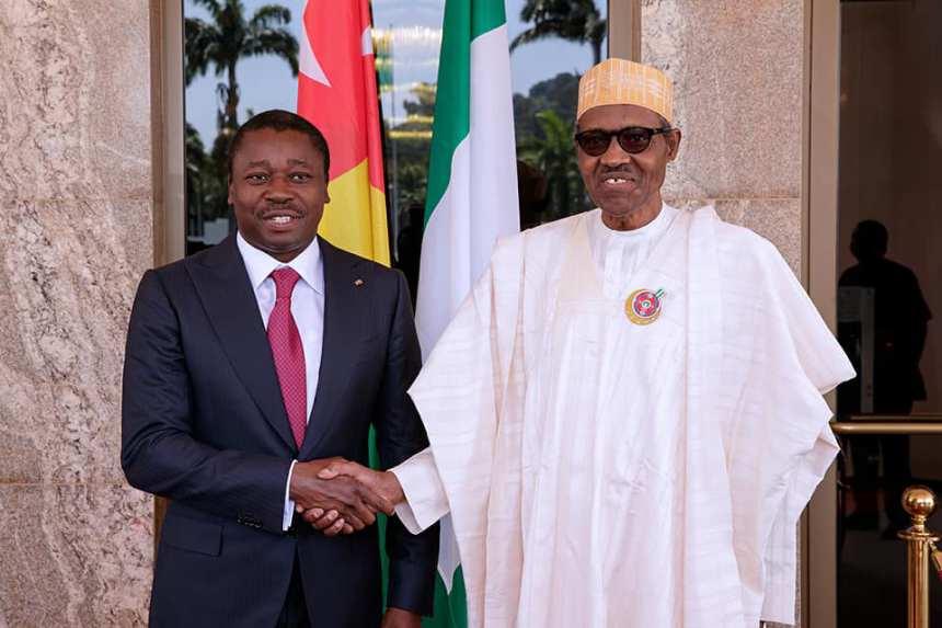 Gnassingbe commends Nigeria’s role in integrating West Africa