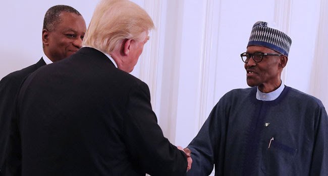Trump-greets-Buhari