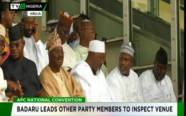 APC Convention: Badaru leads other party members to inspect venue