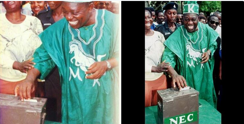 Abiola votes