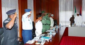 Pres.-Buhari-meets-service-chiefs