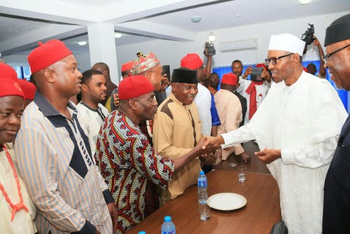 Igbo group drums support for Buhari