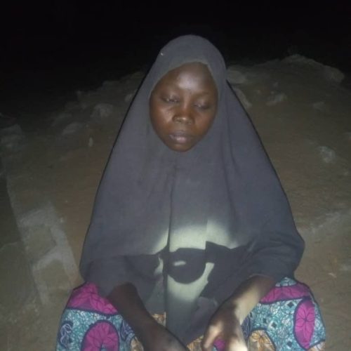 Teenage female suicide bomber nabbed at Goni Kalachari