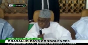 Obasanjo pays condolence to family of former president, Shehu Shagari-TVC
