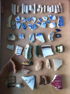 ceramic shards