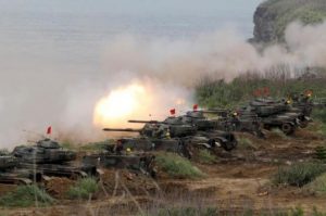 Taiwan security conduct military drills simulating enemy invasion-TVC