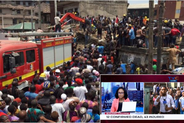 #LagosBuildingCollapse: Federal govt sends team for post-disaster assessment