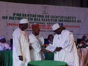 INEC Certificate 1
