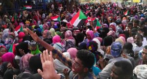 Sudanese protesters