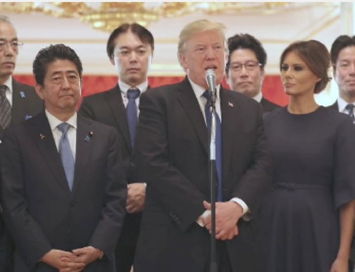 President Trump, Abe Shinzo