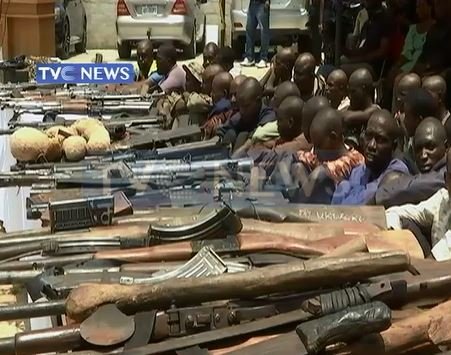 Police arrests 2,175 suspects for kidnapping, murder, other crimes, recovers arms, ammunition, others
