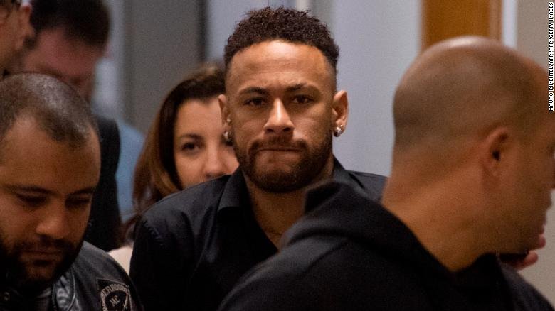 Neymar keen to end rape allegation case, writes statement at police station in Sao Paulo