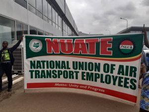 NUATE protest in Lagos, demand recall of workers sacked by Newrest ASL