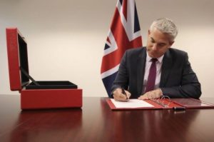 Brexit Secretary Stephen Barclay signs order to end EU laws