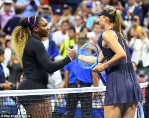 U.S Tennis Open:Serena Williams thrashes rival Sharapova in first round