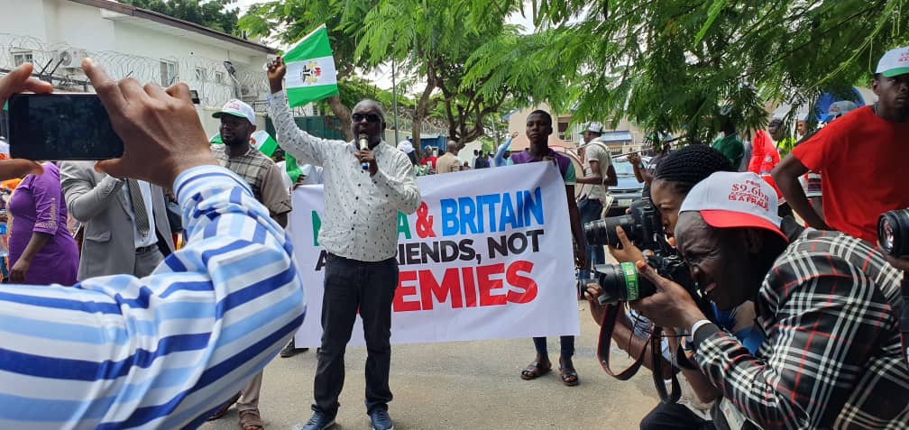 Day 2: CSOs continue protest, reject $9.6bn UK Judgment against Nigeria