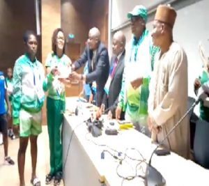 Sports Minister Sunday Dare congratulates Team Nigeria’s 2nd position at 12th AAG