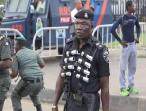 #RevolutionNow protest: Policemen lay siege to CDHR office