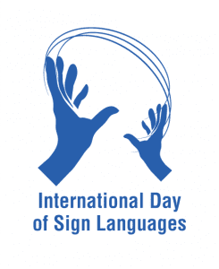Int’l Day of Sign Languages: Sign Language Rights for All!