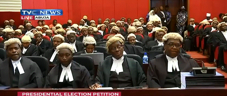 Atiku vs Buhari: Tune to @TVCNews to watch LIVE, the proceedings at the Presidential Election Petition Tribunal Also available online https://youtu.be/rVH3vmpoOVA #PEPTUpdate