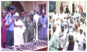 Zamfara police receives weapons, ammunition from warring groups