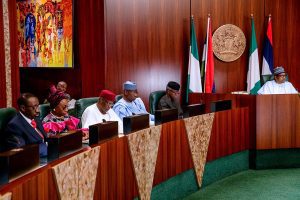 President Buhari presides over federal executive council meeting in Abuja