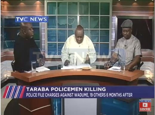 Taraba Policemen killing: Police slams 16 counts against Wadume, Bablarabe , 18 others