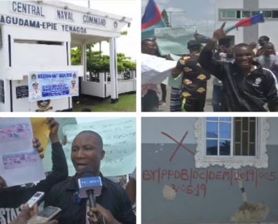 Bayelsa: Natives of Agudama-Epie protest planned demolition of houses by Navy, seek govt’s intervention