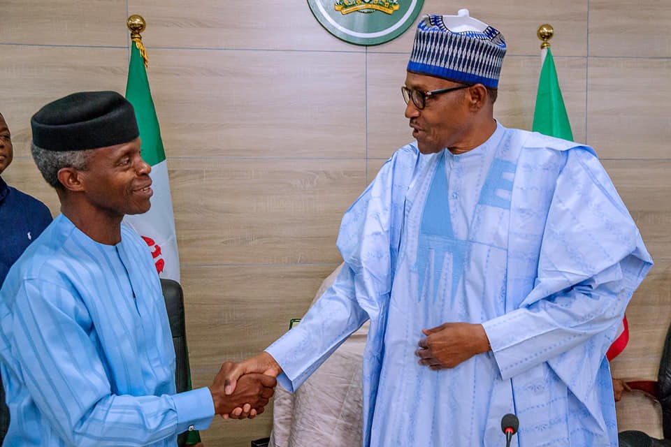 Your intellectual capacity has impacted positively on our govt, Buhari tells Osinbajo at 63