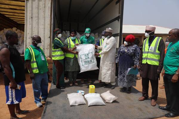Lockdown: NGO donates food items to Lagos govt