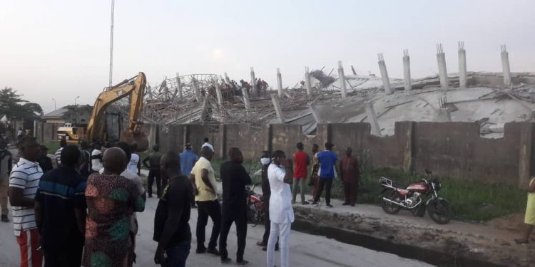 Many trapped as Eight-storey building collapses in Imo