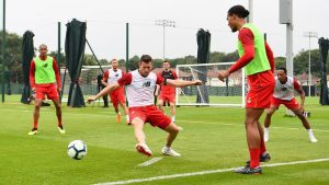 Liverpool training