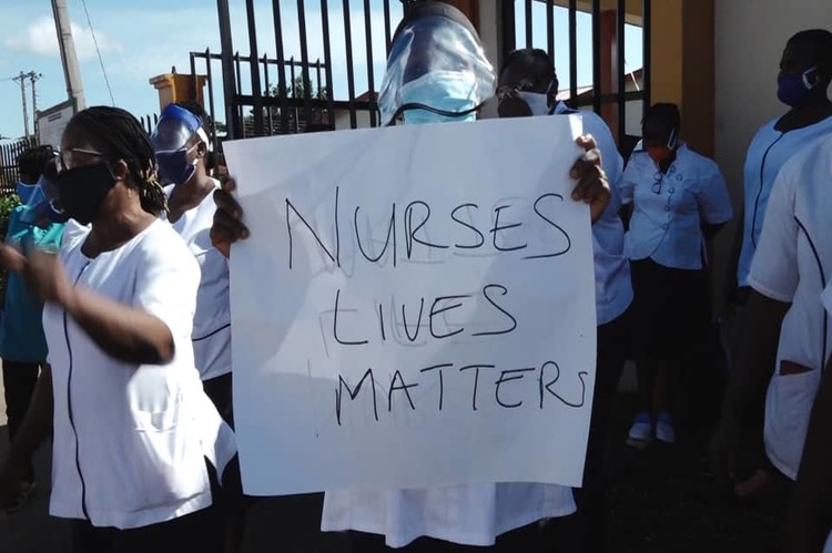Ondo nurses protest surge in COVID- 19 cases