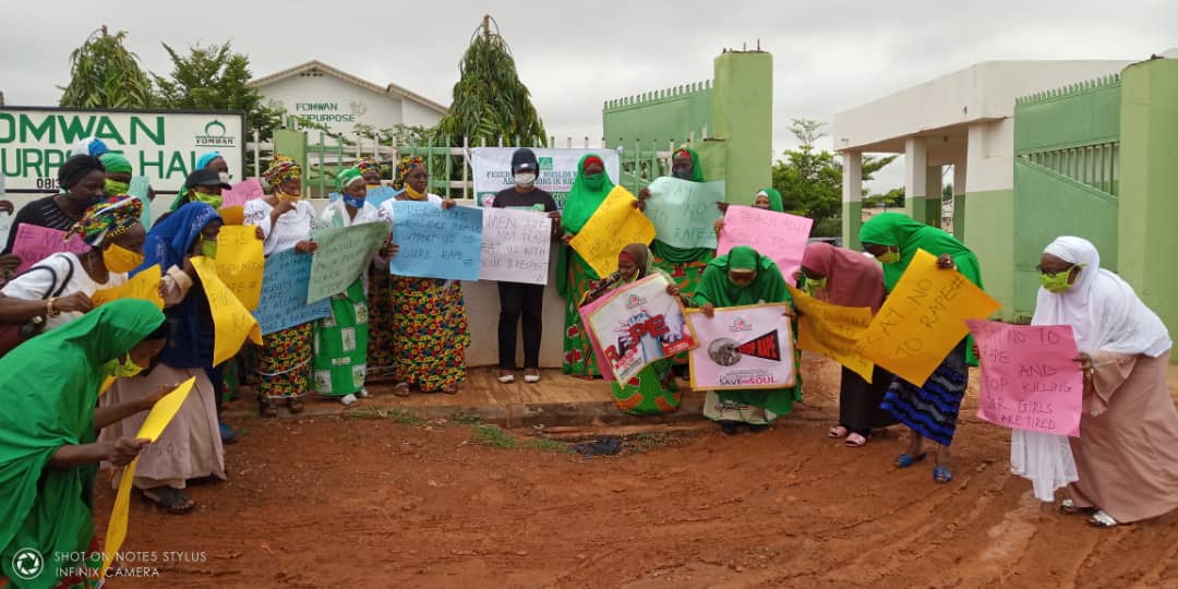 Photos: Women campaign against rape in Kwara